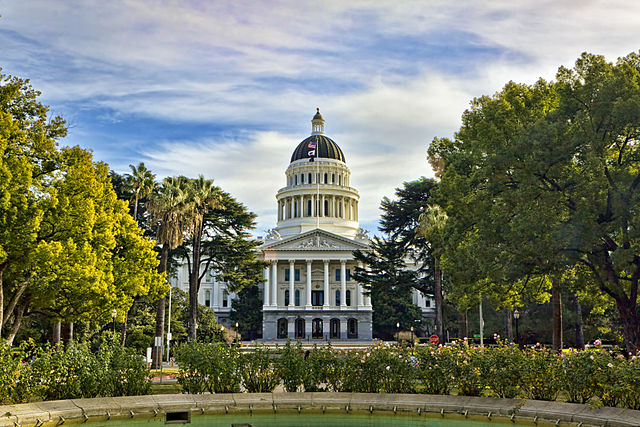 Photograph of the California State Capitol Building