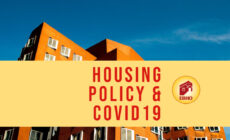 Banner that reads "Housing Policy & Covid-19"
