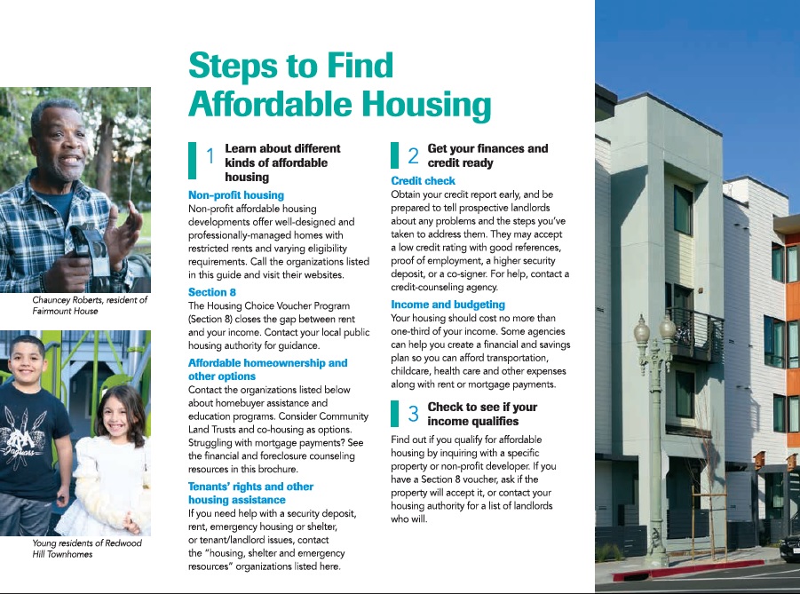 Steps to find affordable housing