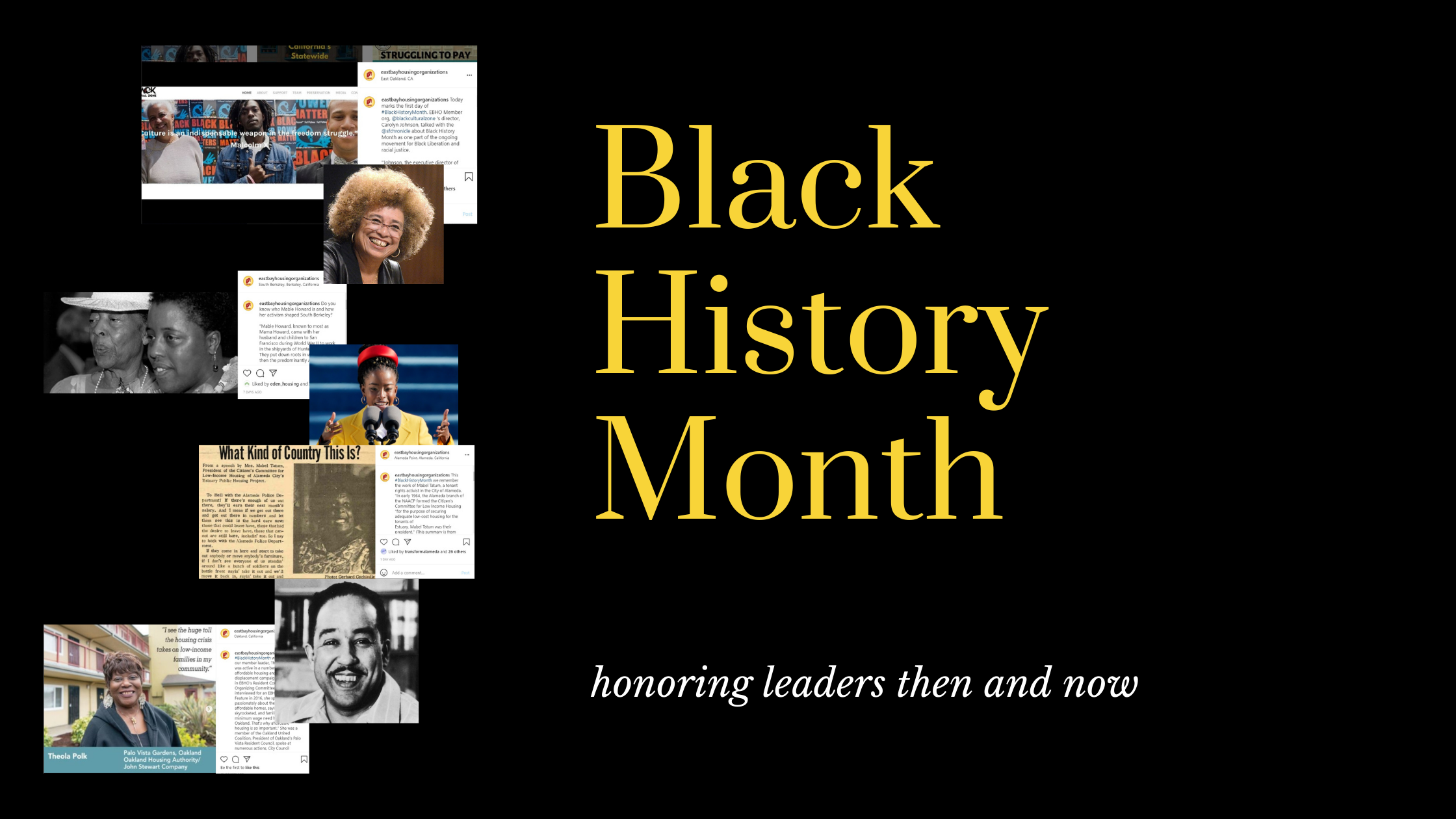 Header image black history month